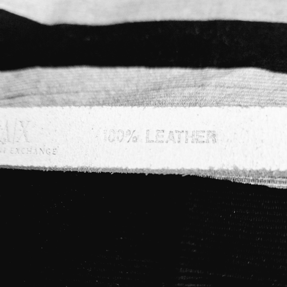 Armani Exchange white and teal leather belt M/L - Picture 3 of 4